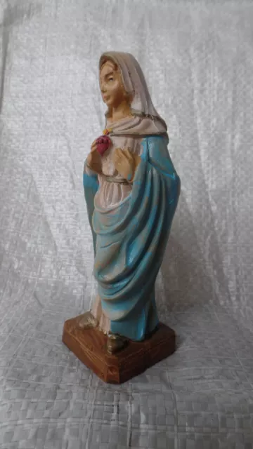 Heiliges Herz Maria 12 cm Kunststoff Figur Statue S/57 Mutter Gottes 2