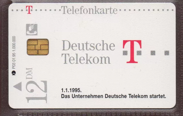 TV445 - TK Telefonkarte P 03 01.95 Untern. Zukunft - Mod.32 von 01.95 voll 12 DM