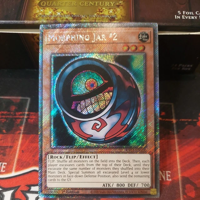 MORPHING JAR 2 RA03-EN098 Bonanza Platinum Secret Rare NM Yugioh 3.43 -  PicClick UK