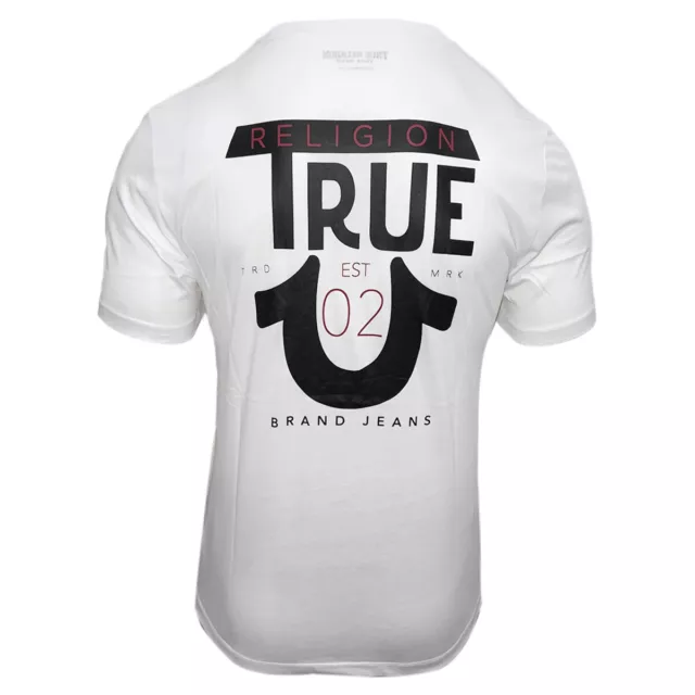 Msrp $59.99 Nwt True Religion Men's White Crew Neck Short Sleeve T-Shirt M L Xl