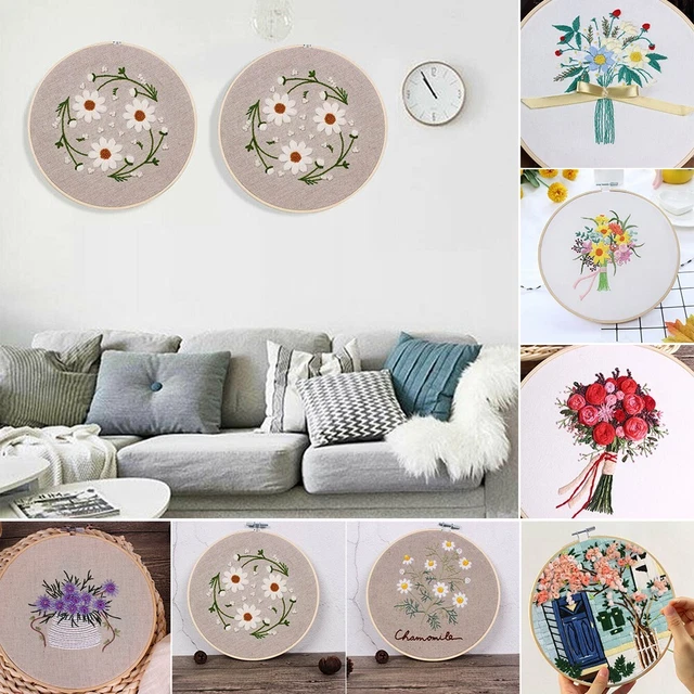 Kit Broderie Point De Croix Taj Mahal 40x50 Cm - Débutant, Imprimé, Décoration Murale DIY