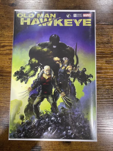 Old Man Hawkeye 1 * Nm+ * Clayton Crain Unknown Exclusive Variant Trade Dress 🔥