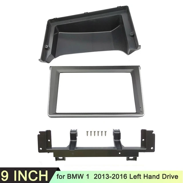 for BMW 1 2013-2016 9 INCH Radio Frame Double 2 Din Dash Kit Faceplates Adapter