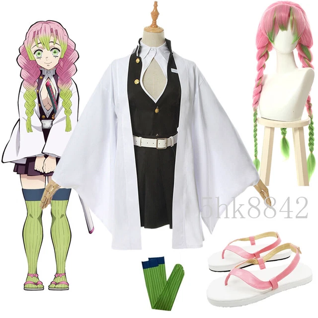 COSPLAY DEMON SLAYER Kimetsu no Yaiba Kanroji Mitsuri Halloween Costume ...