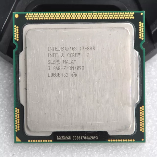 Intel Core i7-880 Quad Core 3.06GHz 8MB Socket LGA1156 95W SLBPS B1 45nm CPU
