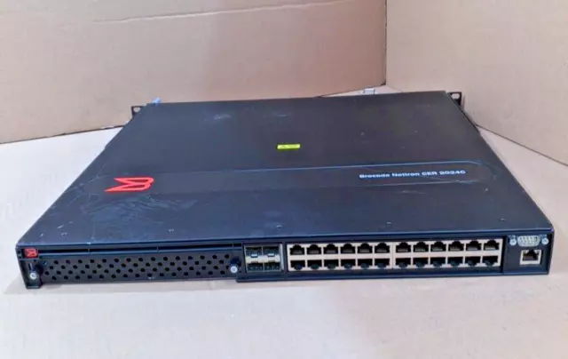 Brocade NetIron 24-Port Gigabit Gb Router / NI-CER-2024C-ADVPREM-AC