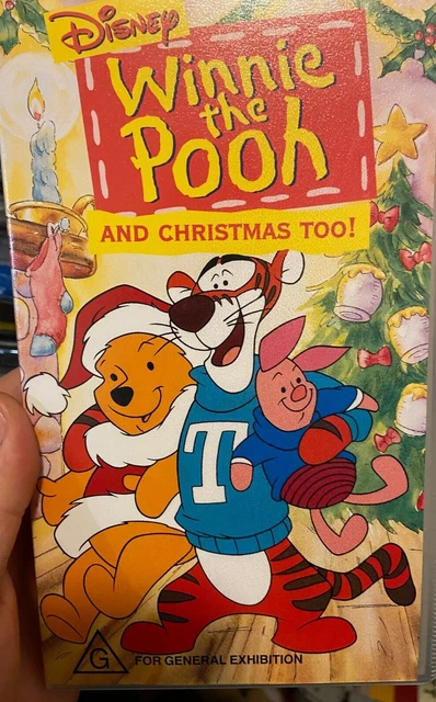 WINNIE THE POOH And Christmas Too VHS VIDEO TAPE (Walt Disney kids ...