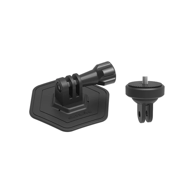Base Adesiva Flessibile Per Action Cam – Supporto Curvo Regolabile Per Caschi, Auto E Skateboard