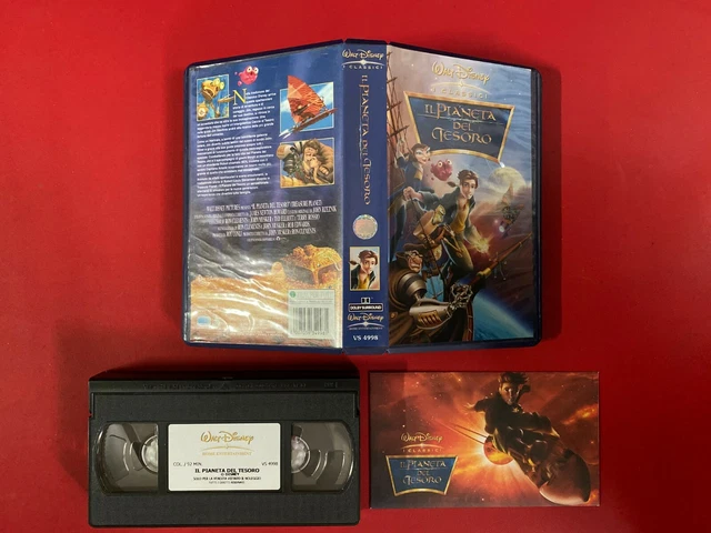 Il Pianeta Del Tesoro - VHS Originale Disney, Film D'Animazione Da Collezione - Foto 7