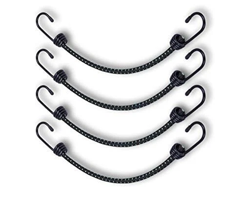 Bungee Cords Heavy Duty Outdoor by Garloy4 Pcs 16Inch Mini Bungee Cords with ...