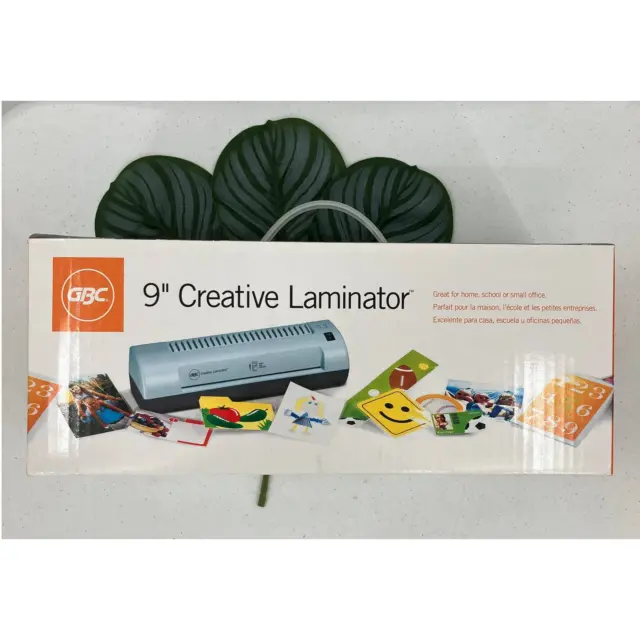 GBC School Home Office Craft Photo Quality Sleek 9" Creative Laminator Machine