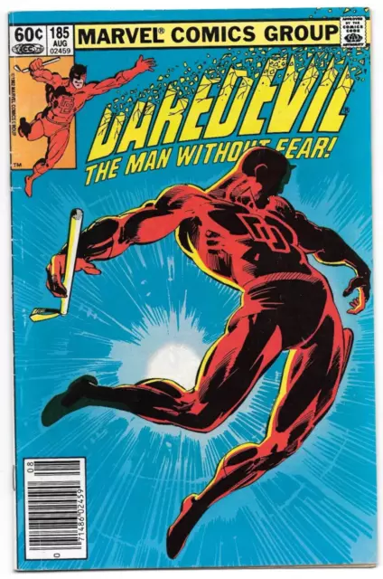 Daredevil #185 ~ 1982 Newsstand Marvel Comic - Frank Miller, Murdock, Kingpin