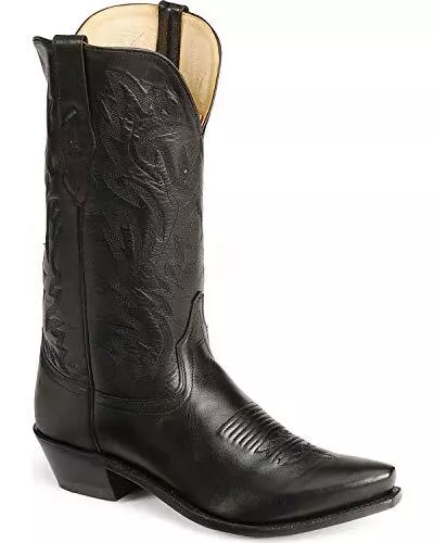 Lederstiefel Men Western Boots Old West Black