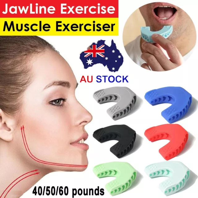 Masseter Ball Jawline Muscle Exerciser Chew Ball Silicone Mandible