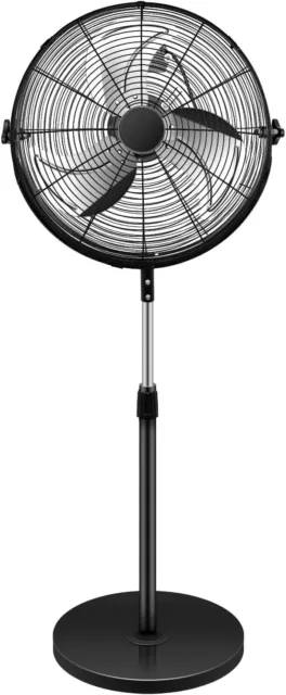 Simple Deluxe 18 Inch Pedestal Standing Fan High Velocity Heavy Duty Metal