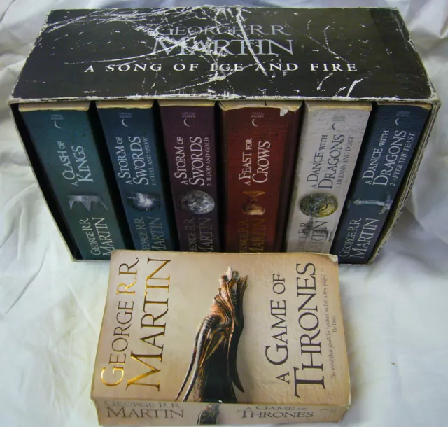 GEORGE MARTIN Paperback Books A Song of Ice and Fire & A Game of Thrones