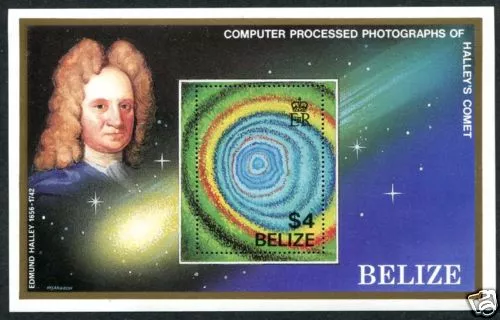 Belize 814 MNH Halley's Comet. s4739