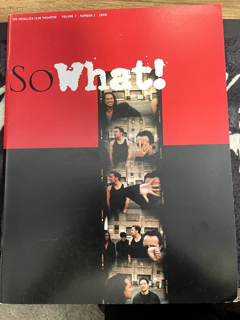 METALLICA SO WHAT! Metclub Magazines Volume 17 (Choose Issue