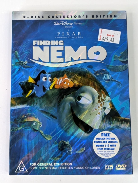 FINDING NEMO DVD 2 Disc Collector's Edition [Region 4] New & Sealed W ...