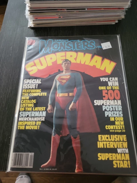 Famous Monsters #152 Superman 1979年 1979 APRIL, FAMOUS Monsters Magazine #152, Superman Special Issue