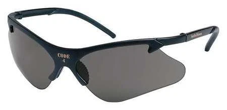 Smith & Wesson 19836 Safety Glasses, Wraparound Smoke Polycarbonate Lens,