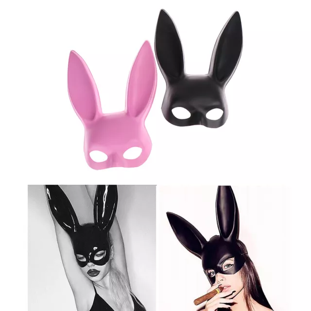 1 Stück Sexy Cosplay PVC Kaninchen Maske Frauen Halloween Maskerade PhantasieEI