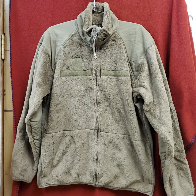 NOS US Army Medium Regular Coyote Gen III Level 3 Fleece Jacket 1341 (13g-g418)