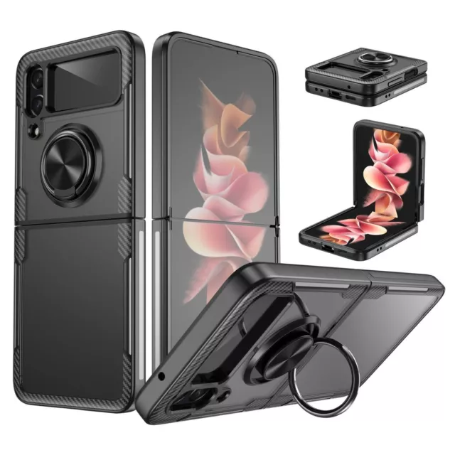 Hülle für Samsung Galaxy Z Flip3 Flip4 5G Case Schutz Handy Cover Bumper Halter