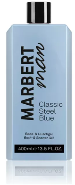 Marbert Man Classic Steel Blue Duschgel & Shampoo 400 ml OVP