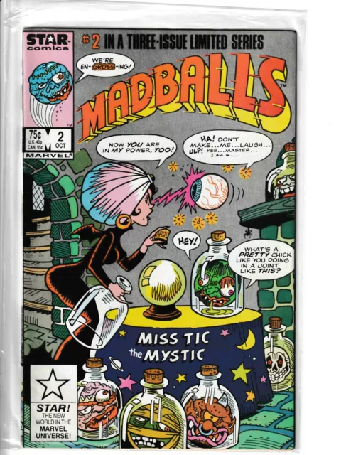MADBALLS #2 * Marvel Comics * 1986 - Star Comics - Vintage Comic Book