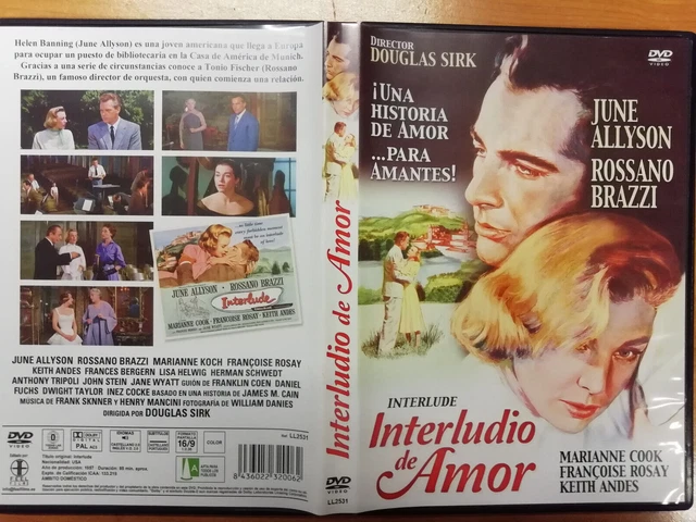 Douglas Sirk Interlude 1957 Rossano Brazzi Interludio De Amor Eur 7