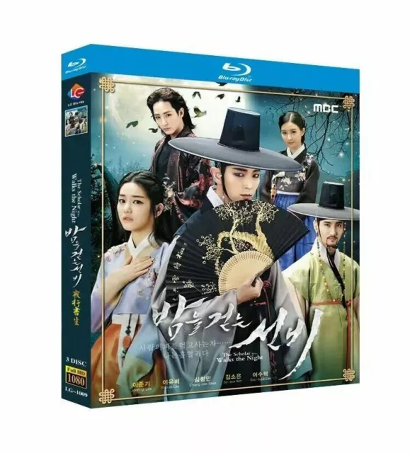 2015 Korean Drama Scholar Who Walks the Night Blu-ray English Subs Boxed