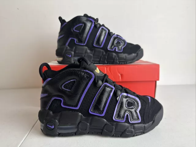 Scarpe da ginnastica per bambini Nike Air More Uptempo nero/viola DX5954 001 UK 4 EU 35