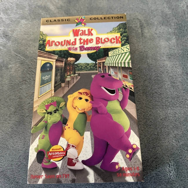 BARNEY - WALK Around the Block with Barney (VHS, 1999) Good £7.20 ...