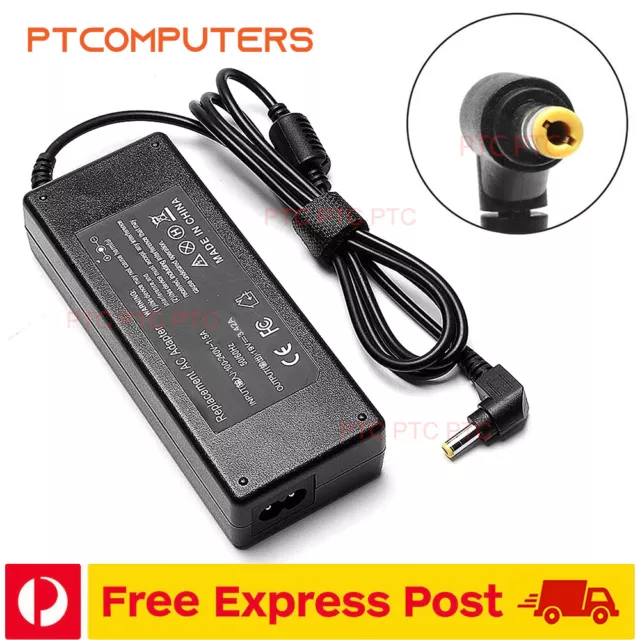 Asus W2, Laptop AC Adapter Power Charger for 90W 4.74A 19V Asus W2