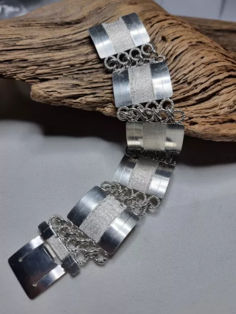 Wunderschönes Armband - Handarbeit-Art Deco Design--Punziert 900er Silber