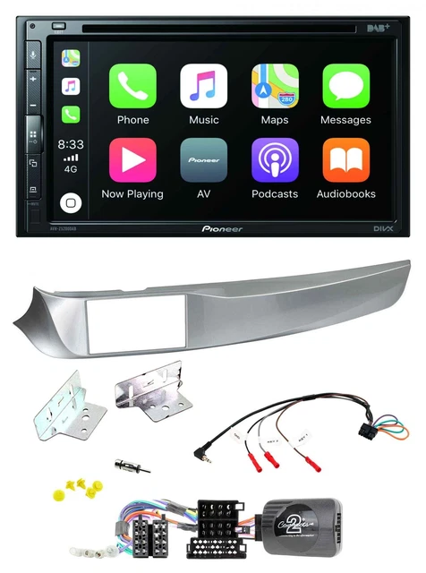 Volante Pioneer DVD 2DIN DAB Bluetooth USB Autoradio per Alfa Giulietta 2010-201