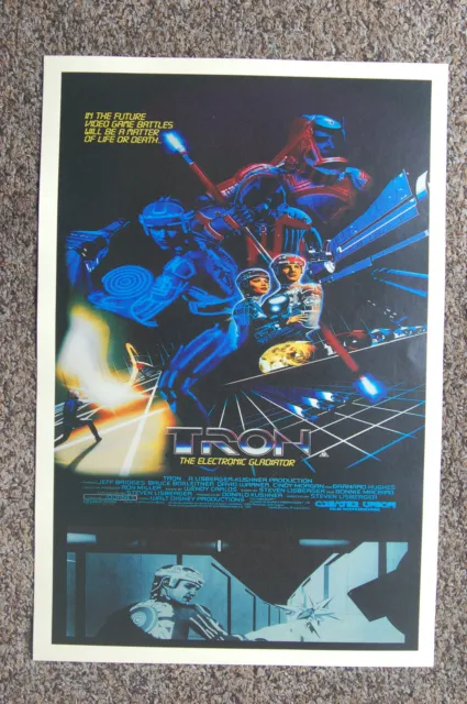 Tron #2 Lobby Card Movie Poster Jeff Bridges
