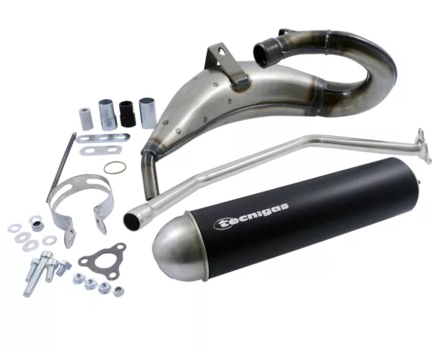 Auspuff TECNIGAS E NOX Steel MH Furia RIEJU PEUGEOT Sport Auspuffanlage Tuning