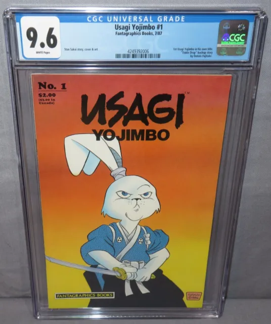USAGI YOJIMBO #1 (First app in his own title) CGC 9.6 NM+ Fantagraphics 1987