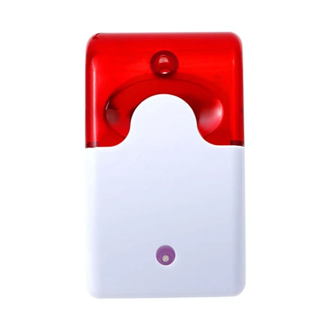 1 pieza alarma acústica alarma intermitente DC12V intermitente con cable