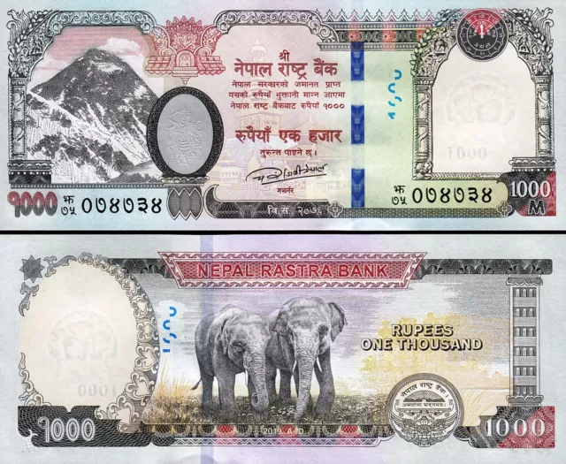 Nepal 1000 Rupees 2019, UNC, P-82