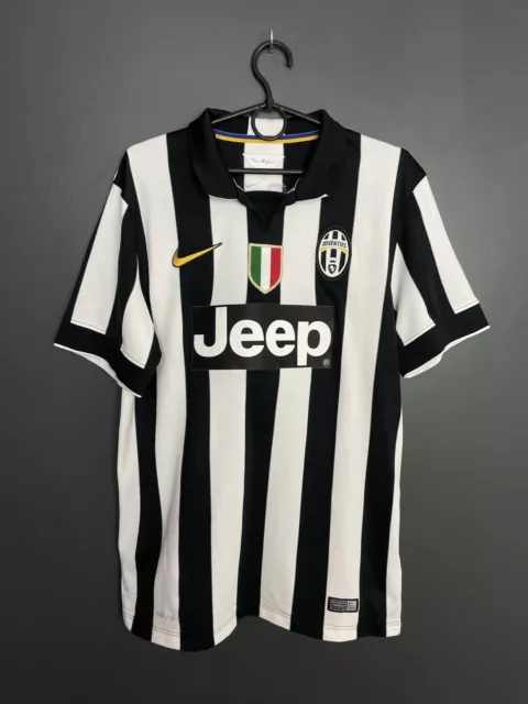 Juventus 2014/2015 Home Football Shirt Nike Soccer Jersey Size M Adult