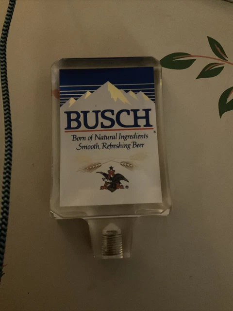 Vintage Advertising Busch  Beer Ale Tap Handle Tavern Bar   M-745