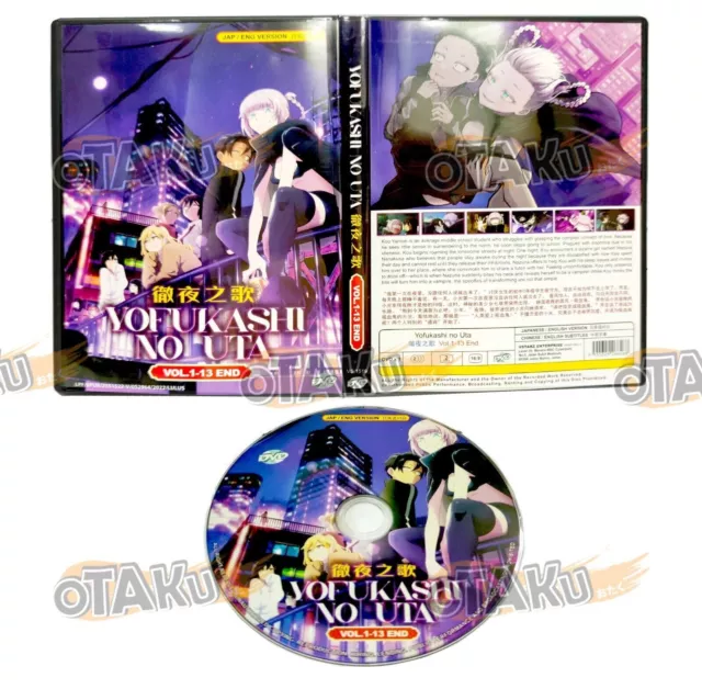 DVD Anime Yofukashi No Uta (Call Of The Night) TV Series (1-13 End) English