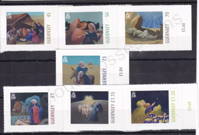 Sg 1927-1933 Guernsey Mnh Mint Stamp Set 2021 Christmas Nativity