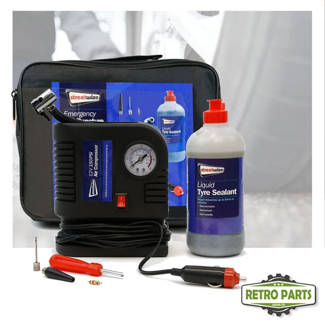 Kit De Réparation De Pneus - 40 Bouchons + Tournevis - Taille S Et L - Pour Voiture, Moto, VTT (Urgence)