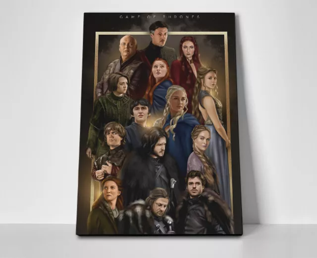 Game of Thrones Cast Poster or Canvas