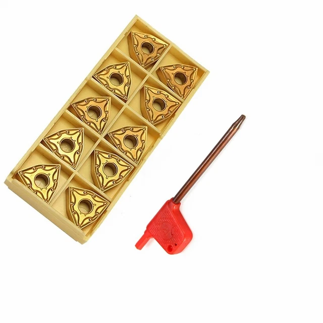Alta Qualità Inserti Carburo WNMG080404 Tornio Parti Ricambio Tornitura
