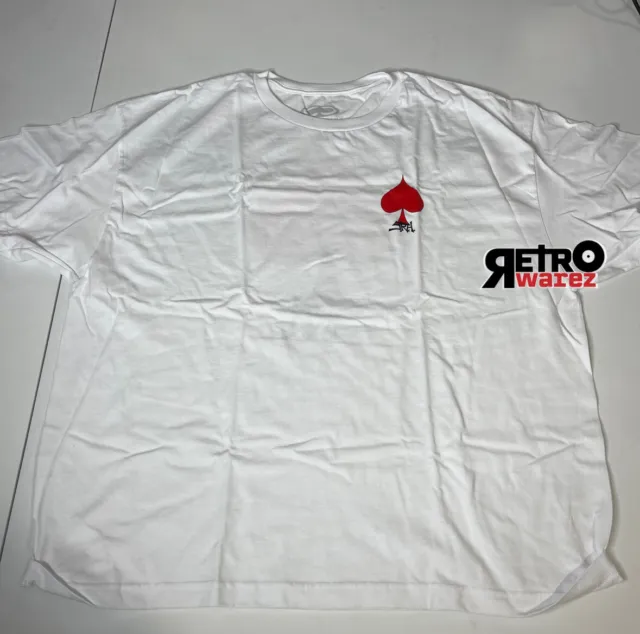 SRH - Red Spade WHITE T-Shirt XXXL 3XL Saint Dog D-loc Johnny Richter Pakelika